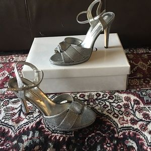 Silver sandals