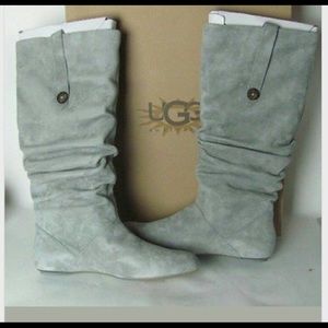 Ugg suede knee high boots