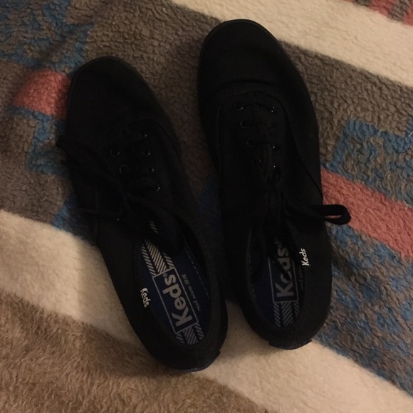 All black Keds