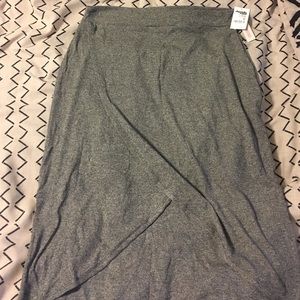 Grey high waisted skirt