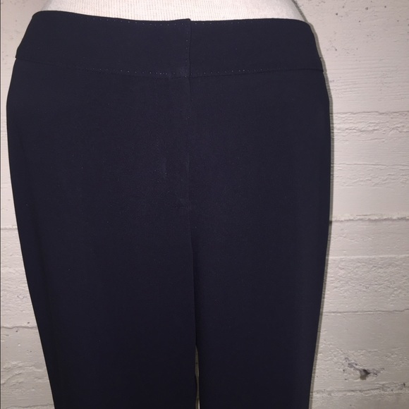 Petite sophisticate navy blue slacks, s6 - Picture 1 of 4