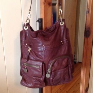 Cynthia Rowley brown leather bag.