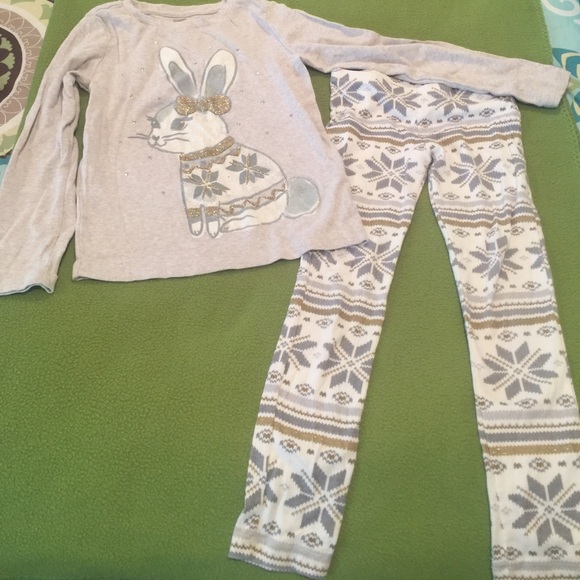 Gymboree Bunny Sparkle Set great condition
