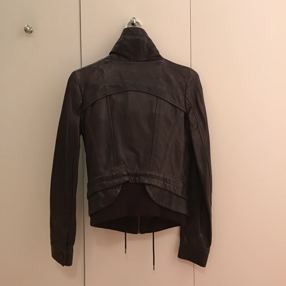 theory Brown leather jacket - Picture 4 of 4