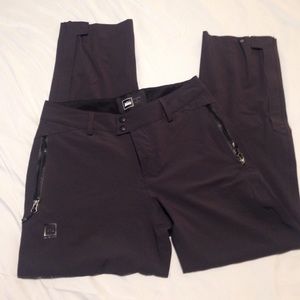 Grey REI rain pants
