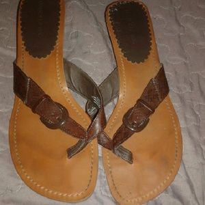Brown sandals