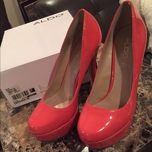 ALDO Coral Heels ‼️SOLD ON Ⓜ️‼️