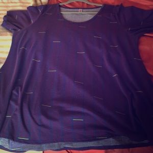 Blue Patterned LLR Classic Tee 3X