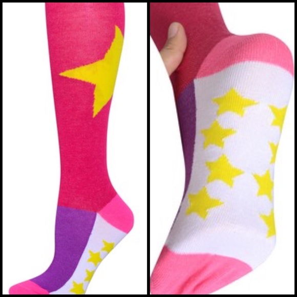 SOLD Purple Sock Rose Sock Combo Perfect For Teens - Picture 2 of 3