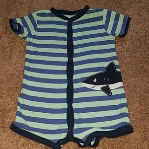 24 months baby shark romper.