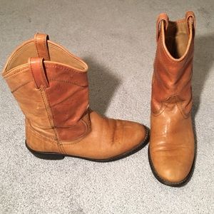 STEVE MADDEN LEATHER COWBOY BOOTS