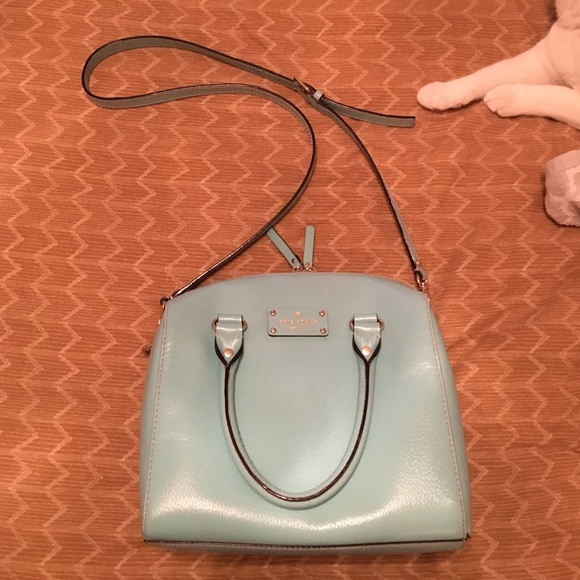 KATE SPADE TEAL HANDBAG