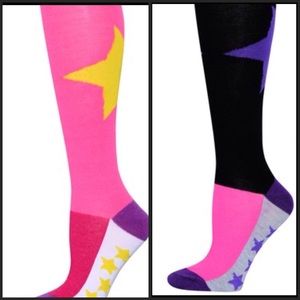 Black Sock Pink Sock Combo Perfect For Teens