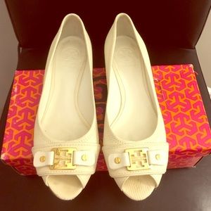 Tory Burch Emma Demi open toe wedge
