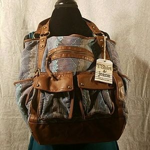 Never used boho bag with a ton of pockets