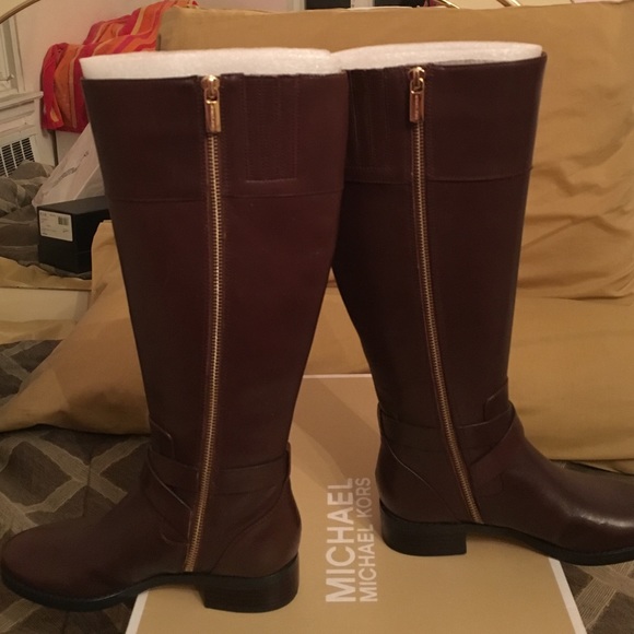 NEW BROWN MK BOOTS - Picture 3 of 4