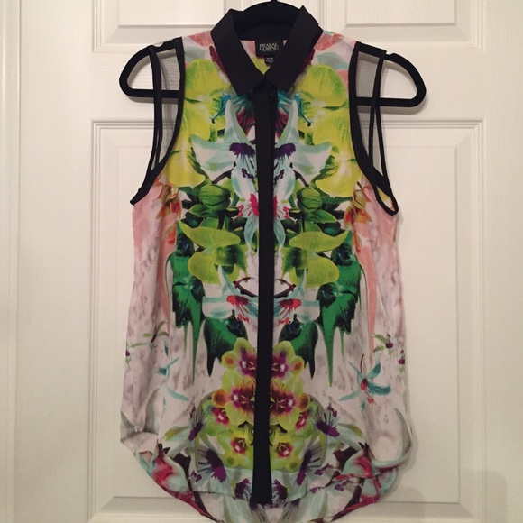 Prabal Gurung for Target floral sleeveless top