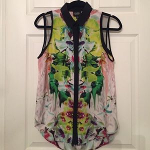 Prabal Gurung for Target floral sleeveless top