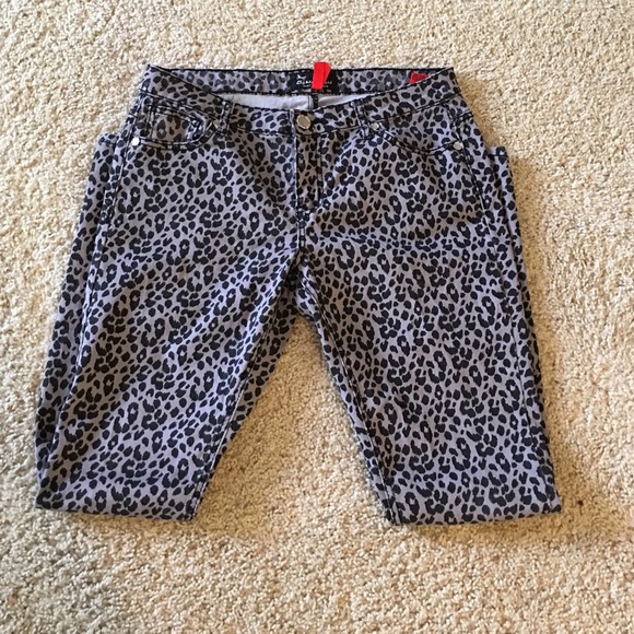 Black and Gray Straight Leg Jeans - Picture 1 of 5