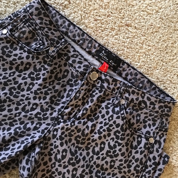 Black and Gray Straight Leg Jeans - Picture 2 of 5