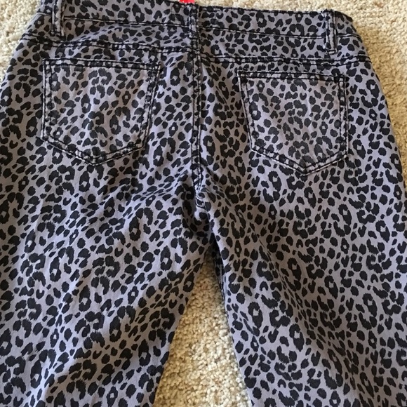 Black and Gray Straight Leg Jeans - Picture 3 of 5