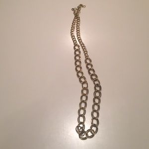 Gold costume necklace