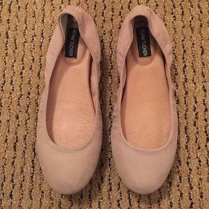Cream Suede Adam Tucker Flats
