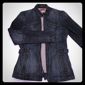 SUPER CUTE Biker denim jacket