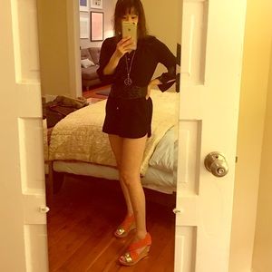 Sexy Sam Edelman black romper.