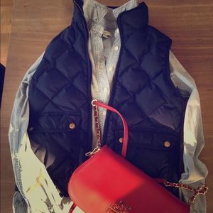 J. Crew chambray popover