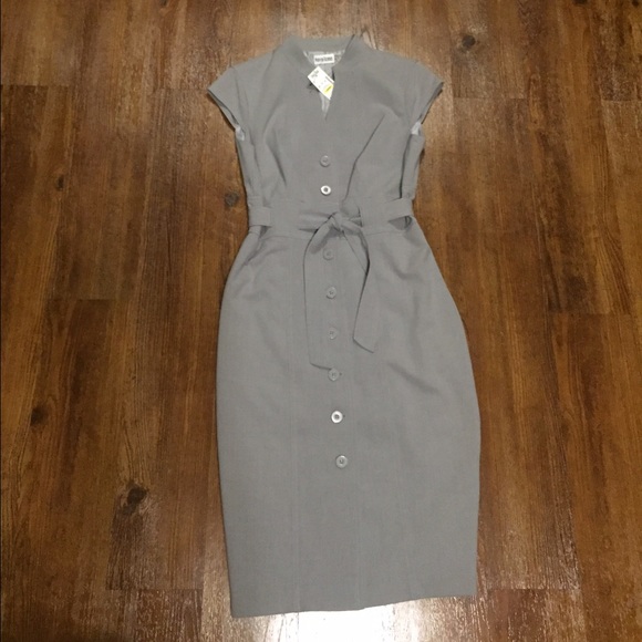 Marvin Richards grey button down dress - Picture 2 of 2