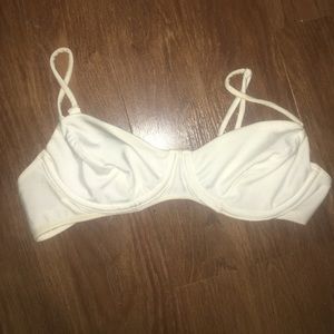 White American apparel swimsuit top
