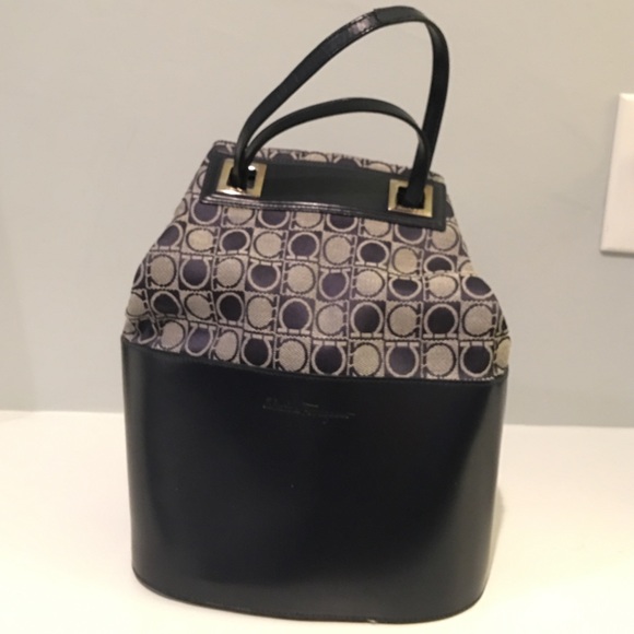 Classic vintage Ferragamo bucket bag.