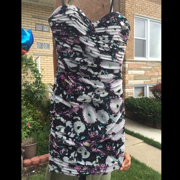 NWT BCBG Winnie Print Prom Dress Size 0