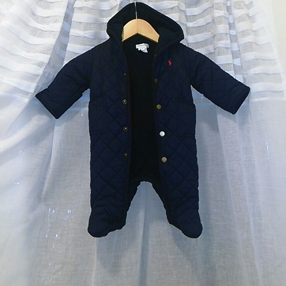 Genuine Navy blue Ralph Lauren snowsuit 3M