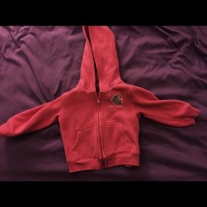 Carhartt zip up hoodie 18 months