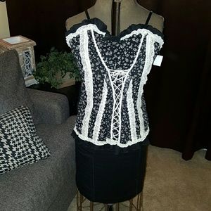 Sheer and Lacy Tank top