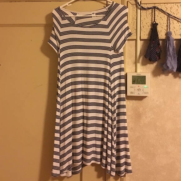 Cotton striped dress