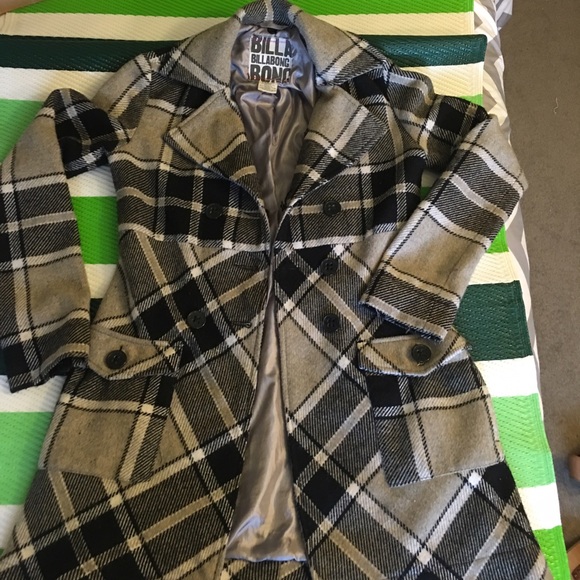 Plaid billabong Coat