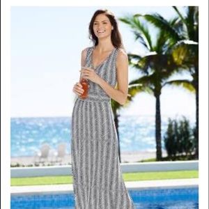 Talbots Herringbone knit Maxi dress