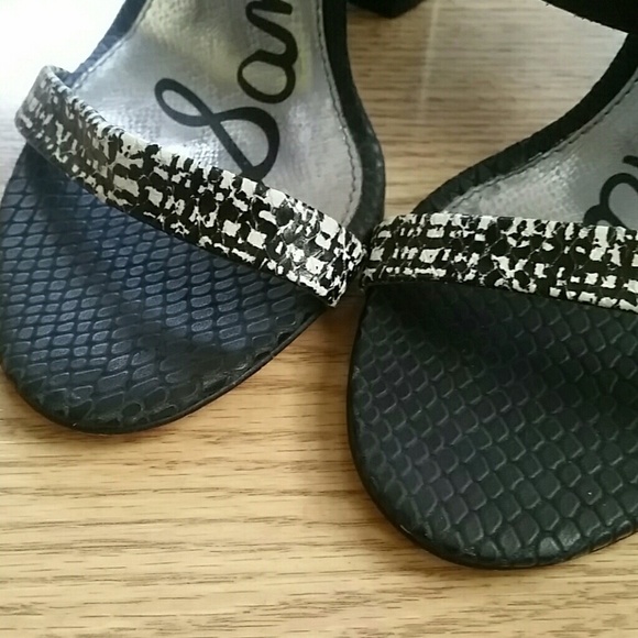 Sam Edelman block leather heels - Picture 2 of 8