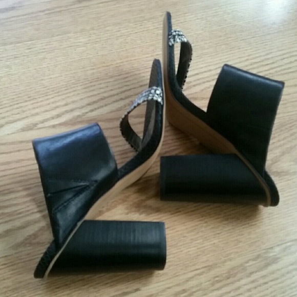 Sam Edelman block leather heels - Picture 6 of 8