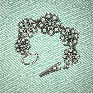 Lucky Brand carved flower bracelet