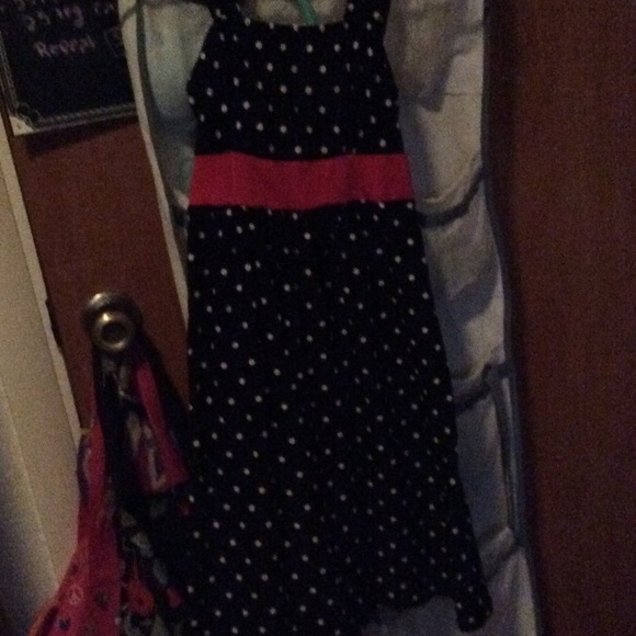 Black polka dot dress - Picture 1 of 3