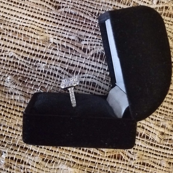 18k white gold/cz plated ring - Picture 4 of 4