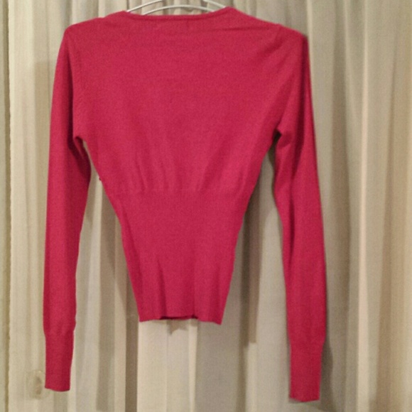 Say What Silk V-Neck Sweater W/Sequins. Sz Sm - Picture 2 of 2