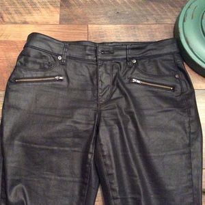 Ann Taylor Loft Coated Ankle jeans