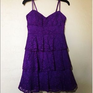 B. Darlin Purple Mini Dress