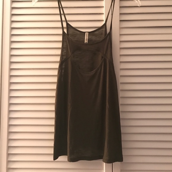 LF Olive Green Tank Top