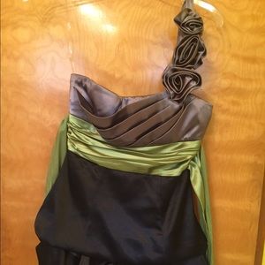 Black and Grey Dress